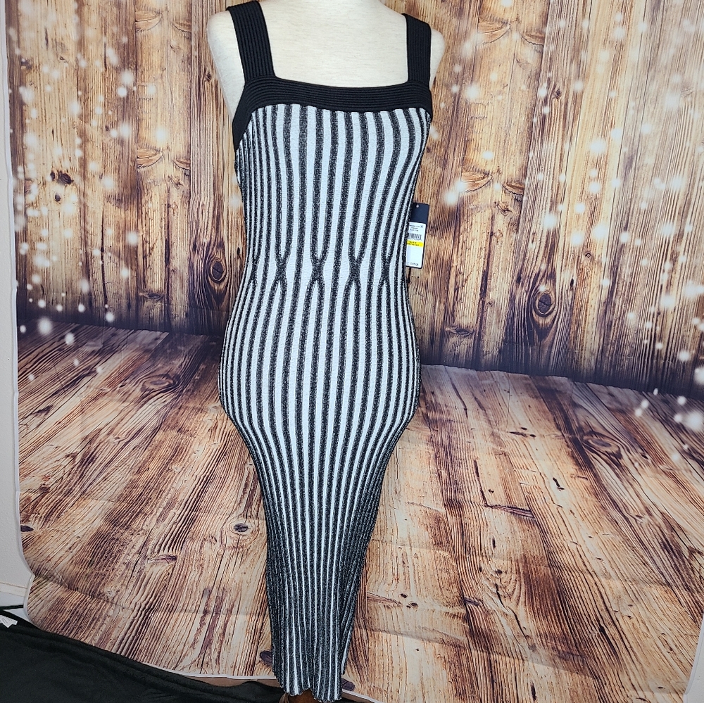 RACHEL Rachel Roy striped medium dress